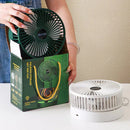 Folding Storage Net Red Fan