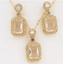 Royal Gemstone Necklace Set